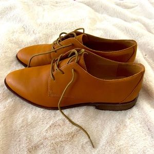 Madewell tie leather loafer - Size 7